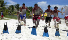 Developing speed, agility and some friendly competition