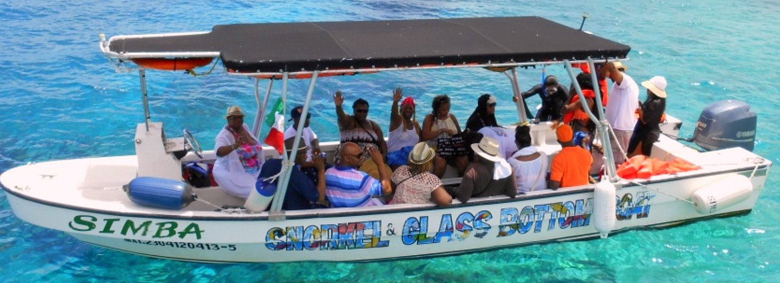 Welcome to Your Cozumel Glass Bottom Boat Snorkel Adventure Tour!