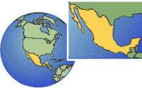 North America - Mexico Highlighted