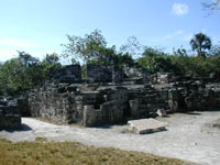 Ruin at San Gervasio on Cozumel Island