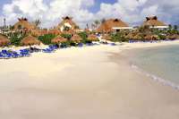 Beach cabanas gives Akumal an authentic feel!