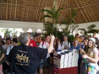 Wesley Choir Singing at Bible Donation