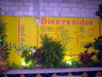 El Pique Menu - VERY Affordable!