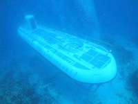 Looking Down onto the Atlantis Submarine!