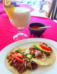 Pina Colada and Tacos - So Tasty and Refreshing!